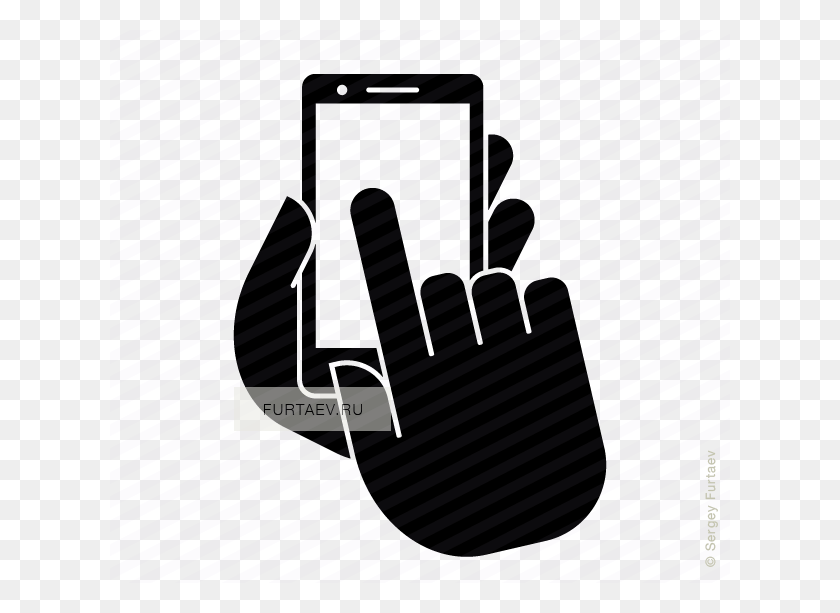 620x553 Image Free Mobile Phone Click Icon Of Smartphone In Using Mobile Phone Icon, Electronics, Hand, Phone HD PNG Download