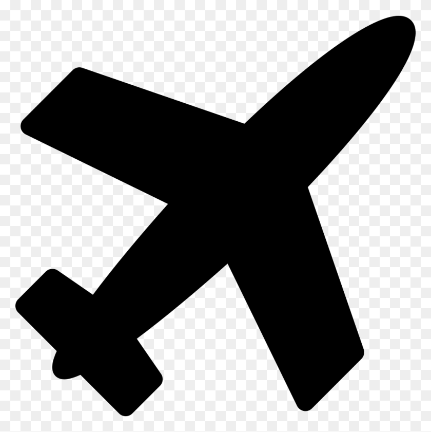 980x982 Image Free Stock Airplane Filled Shape Icon Free Airplane Shape, Axe, Tool, Symbol HD PNG Download