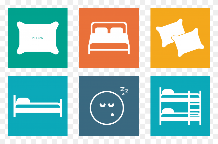 5468x3492 Image Free Stock Bedding Pillow Icon Bed Picture Collection Pillow Icon, Label, Text, Logo HD PNG Download