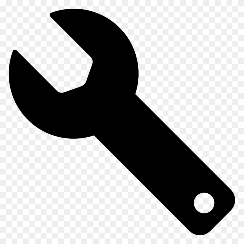 981x980 Image Freeuse Black Silhouette Of Tool Silhouette Wrench, Hammer HD PNG Download