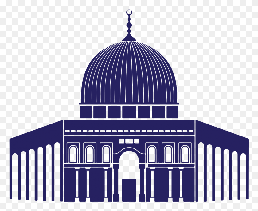 1177x944 Image Freeuse Dome Of The Rock State Palestine Illustration Merry Christmas In Palestine, Architecture, Building, Planetarium HD PNG Download
