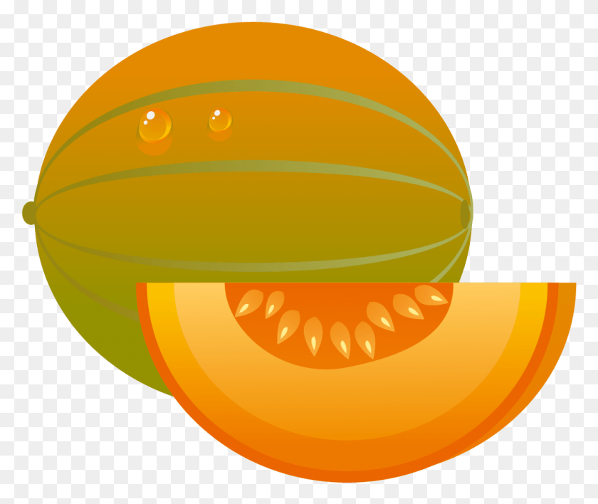 1024x852 Image Freeuse Hami Cantaloupe Cartoon Hand Painted Cantaloupe Cartoon, Melon, Fruit, Plant HD PNG Download