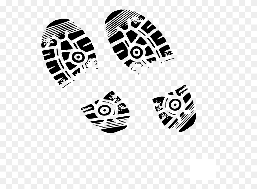 572x557 Image Freeuse Stock Footprints Transparent Shoe Shoe Print Clipart Transparent, Gray, World Of Warcraft, Text HD PNG Download