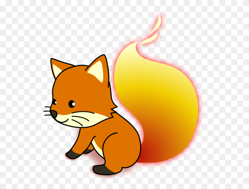 547x578 Image From Foxkeh39s Wallpaper For February 2009 Fire Fox Cartoon, Animal, Mammal, Label HD PNG Download
