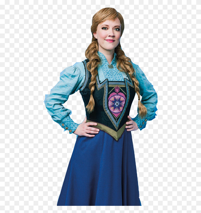 478x831 Image Frozen Musical Photos Theatre Annapng Anna In Frozen On Broadway, Costume, Blonde, Woman HD PNG Download