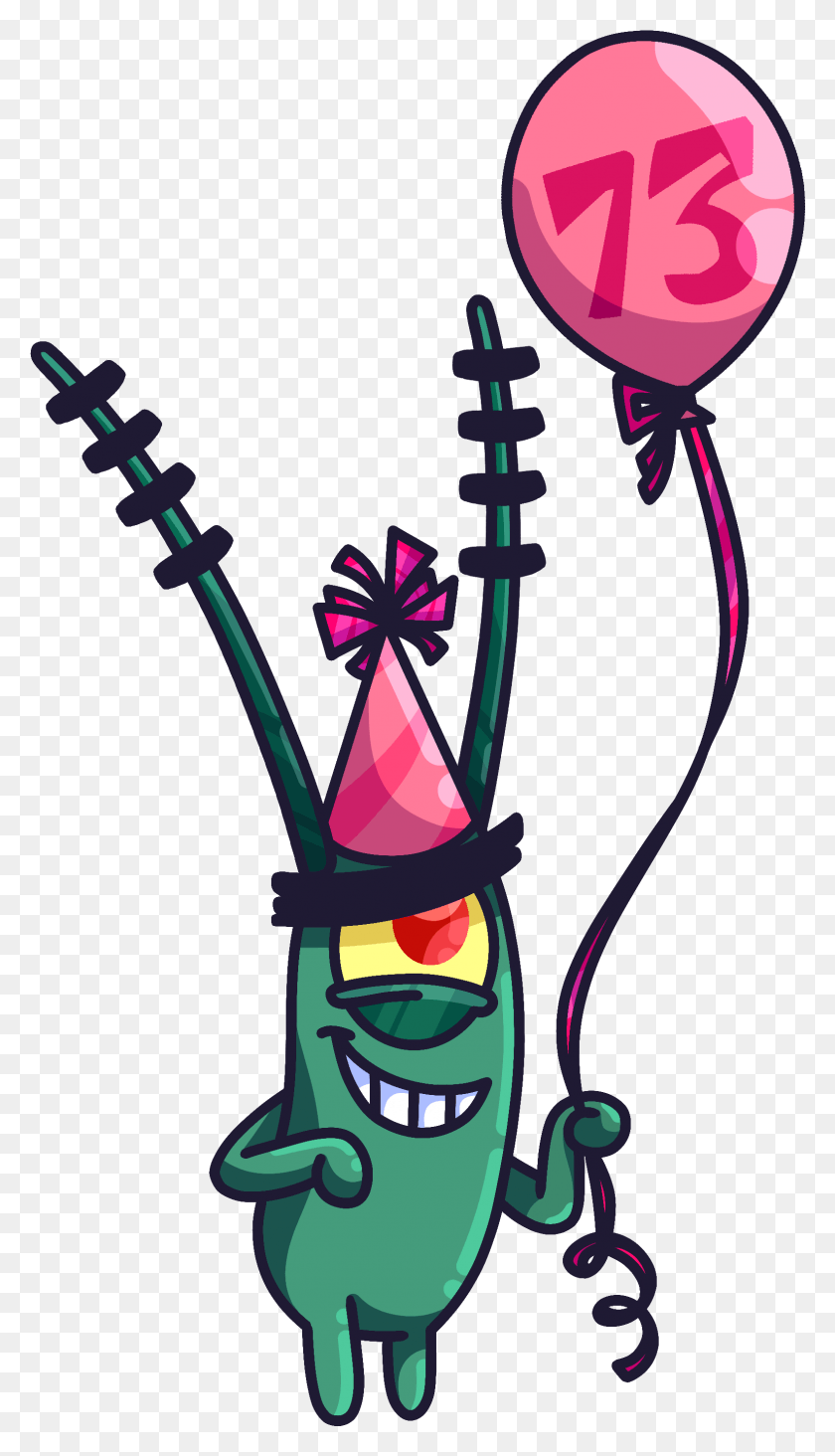 1583x2850 Image Happy Plankton, Clothing, Apparel, Party Hat HD PNG Download
