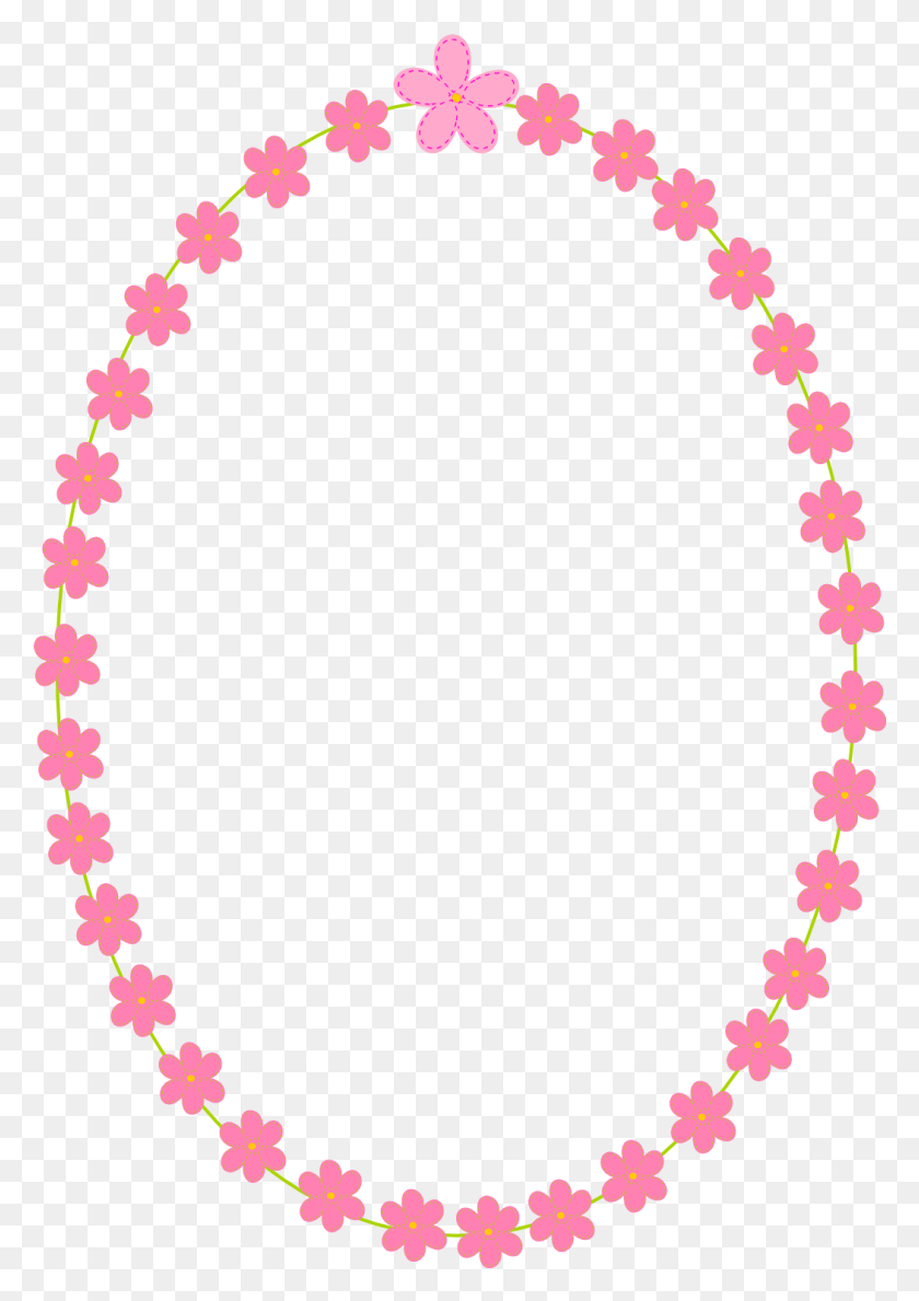 1050x1521 Информация Об Изображении Розовая Овальная Рамка, Сердце, Овал Hd Png Download