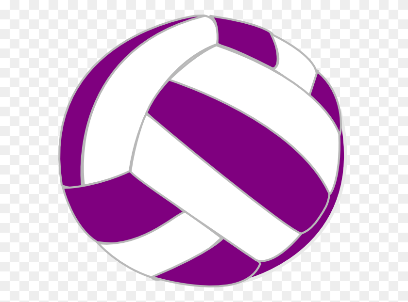 600x563 Image Library Netball Ball Free On Dumielauxepices Purple And White Volleyball, Sphere, Tape, Handball HD PNG Download