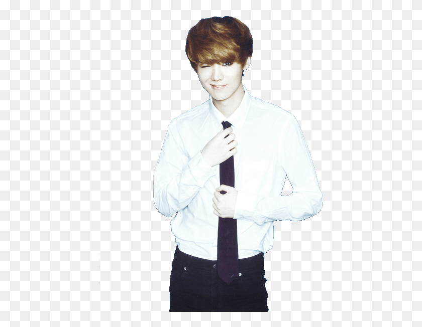 447x592 Image Lu Han, Tie, Accessories, Accessory HD PNG Download
