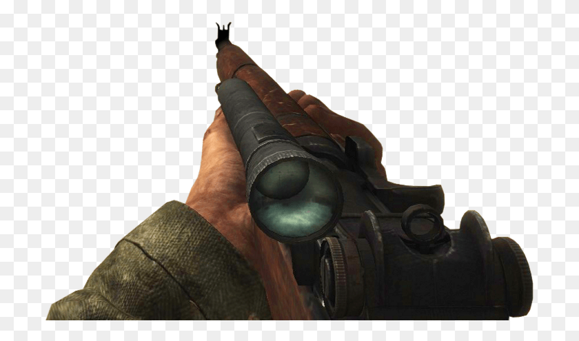 711x435 Image M1 Garand Sniper Scope Waw The Call Of Duty M1 Garand Scope World At War, Person, Human, Call Of Duty HD PNG Download