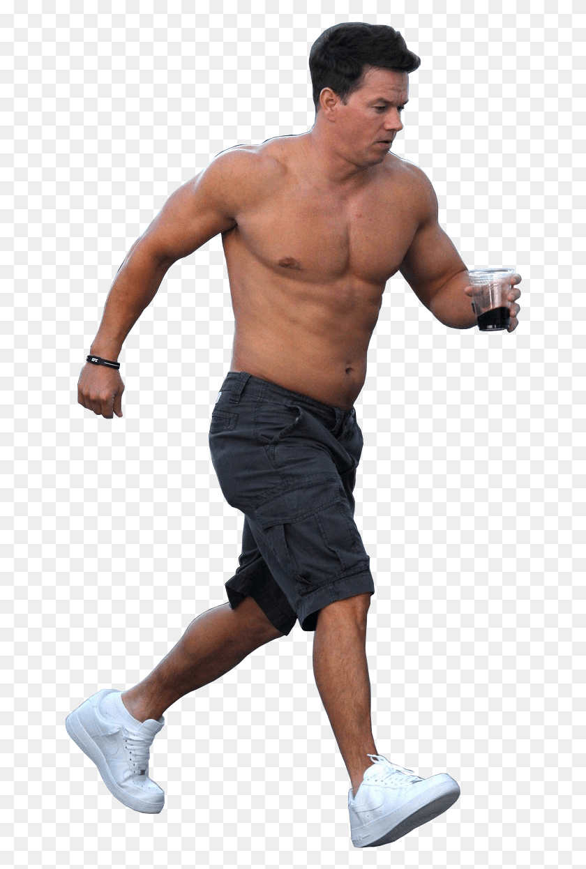 656x1186 Image Mark Wahlberg Transparent, Person, Human, Shorts HD PNG Download