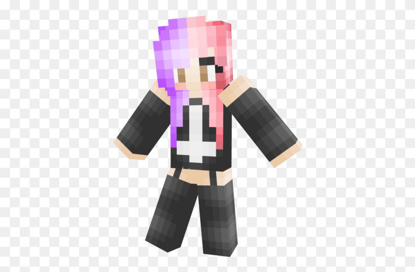 386x491 Image Minecraft Pastel Gothic Girl Skin, Costume, Clothing, Apparel HD PNG Download