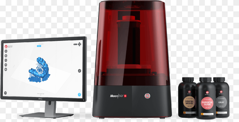 Image Moonray 3d Printer Dental, Electronics, Computer, Pc, Screen PNG