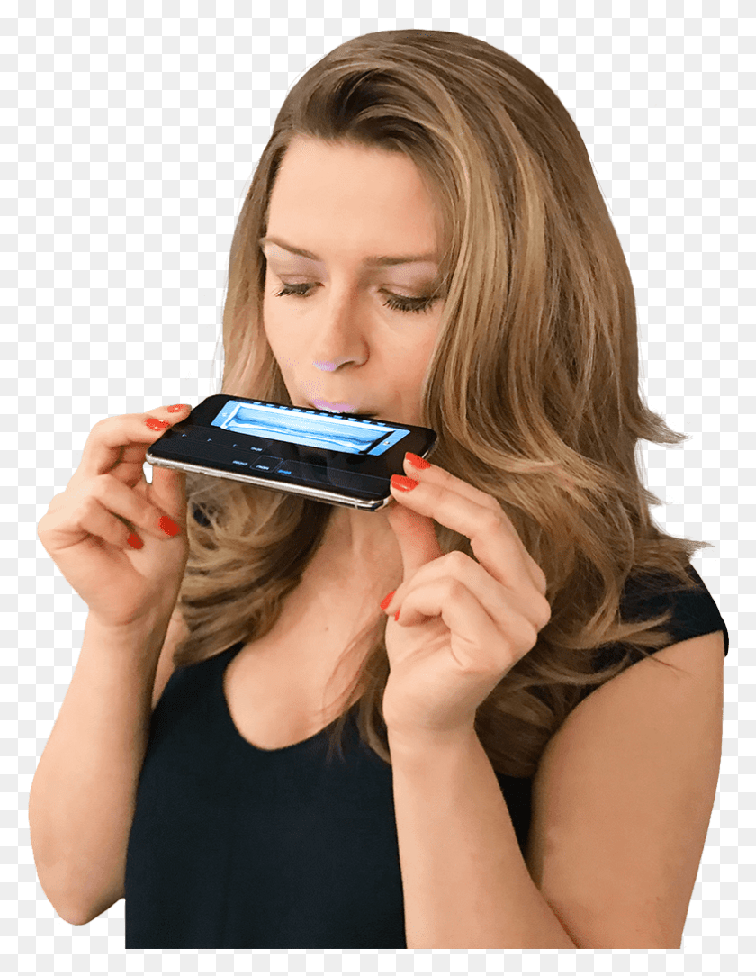 785x1031 Image Mouth Harmonica Player, Person, Human, Phone HD PNG Download