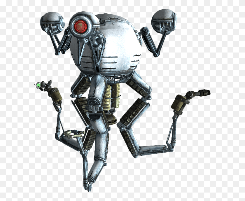 606x629 Image Mr Gutsy Fallout, Toy, Robot HD PNG Download