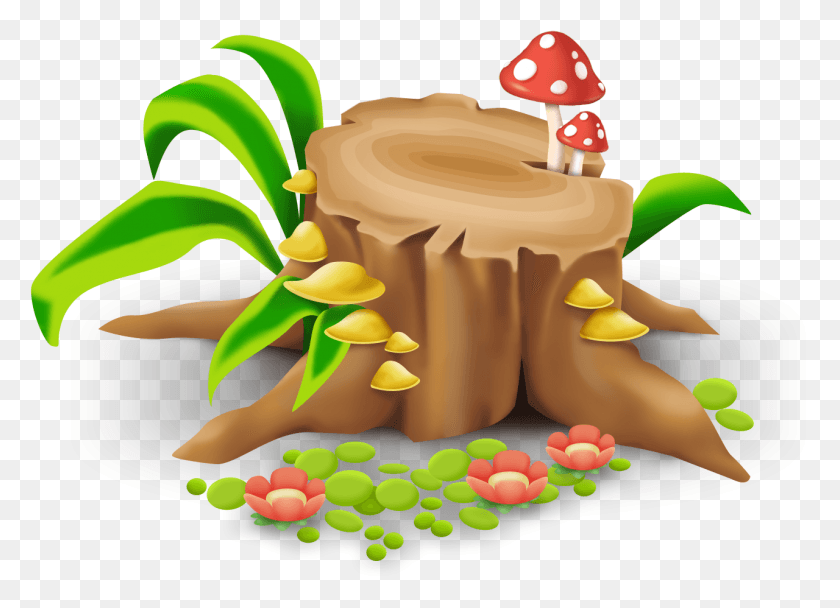 1280x900 Image Mushroom Log Hay Day Wiki Chocolate, Plant, Tree Stump, Food HD PNG Download