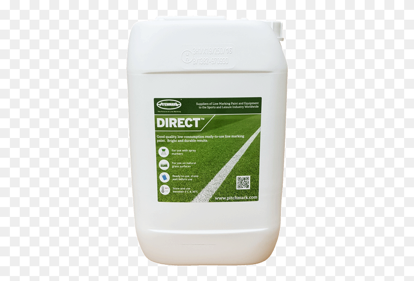 330x510 Image Of A 10 Litre Plastic Drum Of Direct White Line Paint, Plant, Bottle, Cosmetics HD PNG Download