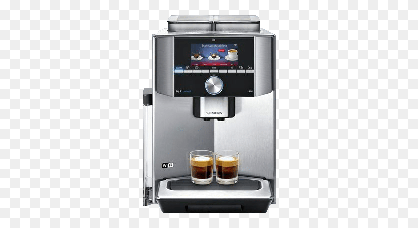 268x400 Image Of A Bosch Coffee Machine With Home Connect Siemens Eq9, Espresso, Coffee Cup, Beverage HD PNG Download