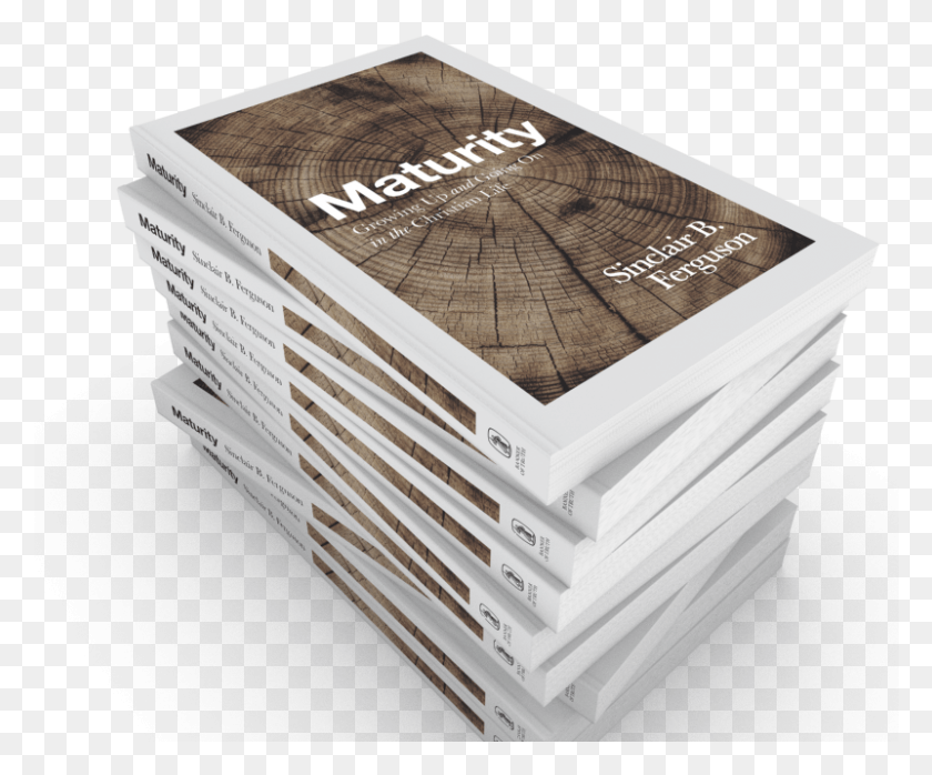 801x656 Image Of A Stack Of Books Maturity By Sinclair Ferguson Plywood, Poster, Advertisement, Flyer HD PNG Download