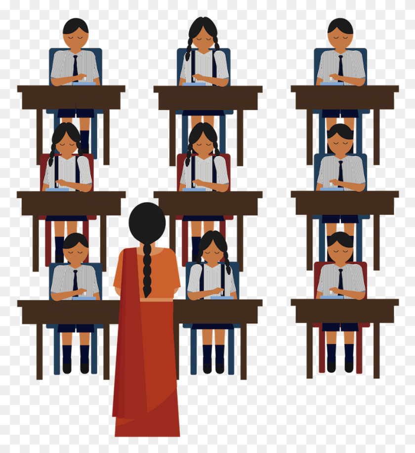 897x986 Image Of A Teacher Teaching A Bunch Of Student At The, Audience, Crowd, Person HD PNG Download