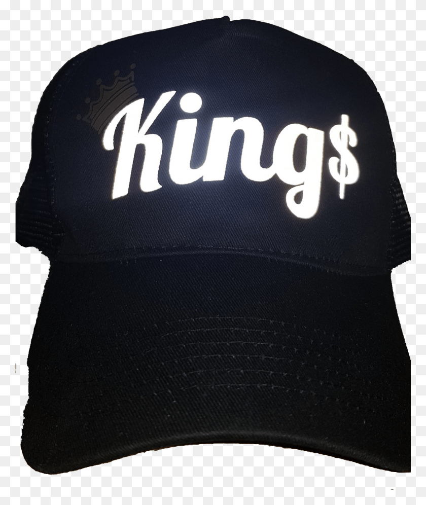 1247x1497 Image Of Black Reflective Kingqueen Trucker Hat Baseball Cap, Clothing, Apparel, Cap HD PNG Download
