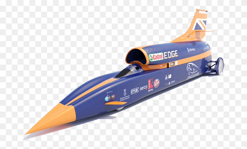 690x447 Image Of Bloodhound Ssc Bloodhound Ssc, Vehicle, Transportation, Aircraft HD PNG Download