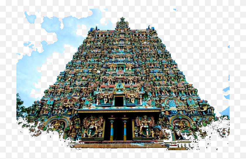 728x482 Image Of Dravid School Of Temple Architecture Meenakshi Amman Temple, Building, Shrine, Worship HD PNG Download