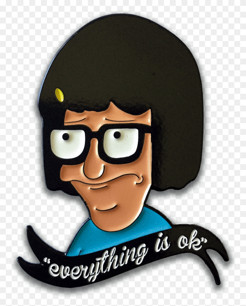 778x984 Image Of Everything Is Ok Tina Cartoon, Helmet, Clothing, Apparel HD PNG Download