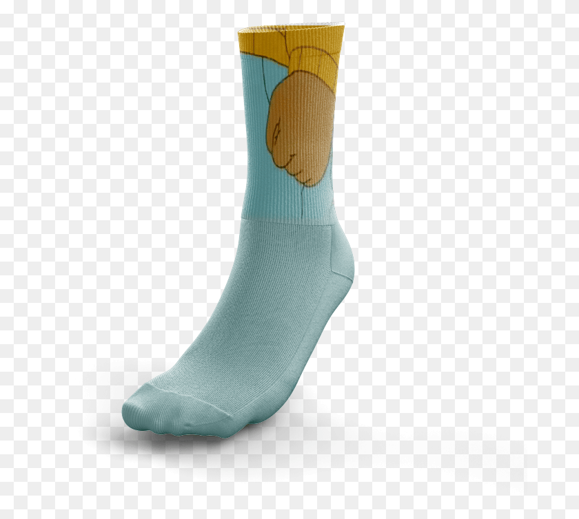 691x694 Image Of Fist Sock, Clothing, Apparel, Shoe HD PNG Download