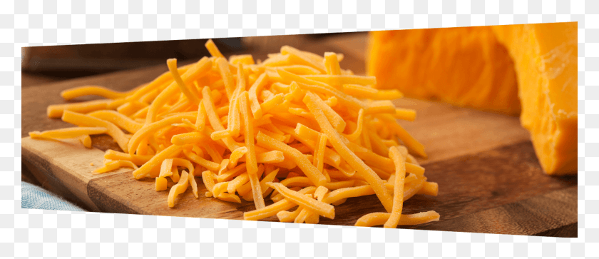 2516x978 Image Of Grate Cheddar Cheese On A Cutting Board Cheddar, Fries, Food, Plant HD PNG Download