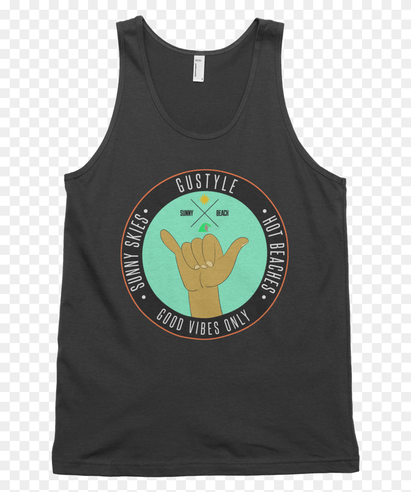 632x944 Image Of I Am Sunny Skies Amp Hot Beaches Tank Active Tank, Clothing, Apparel, Hand HD PNG Download