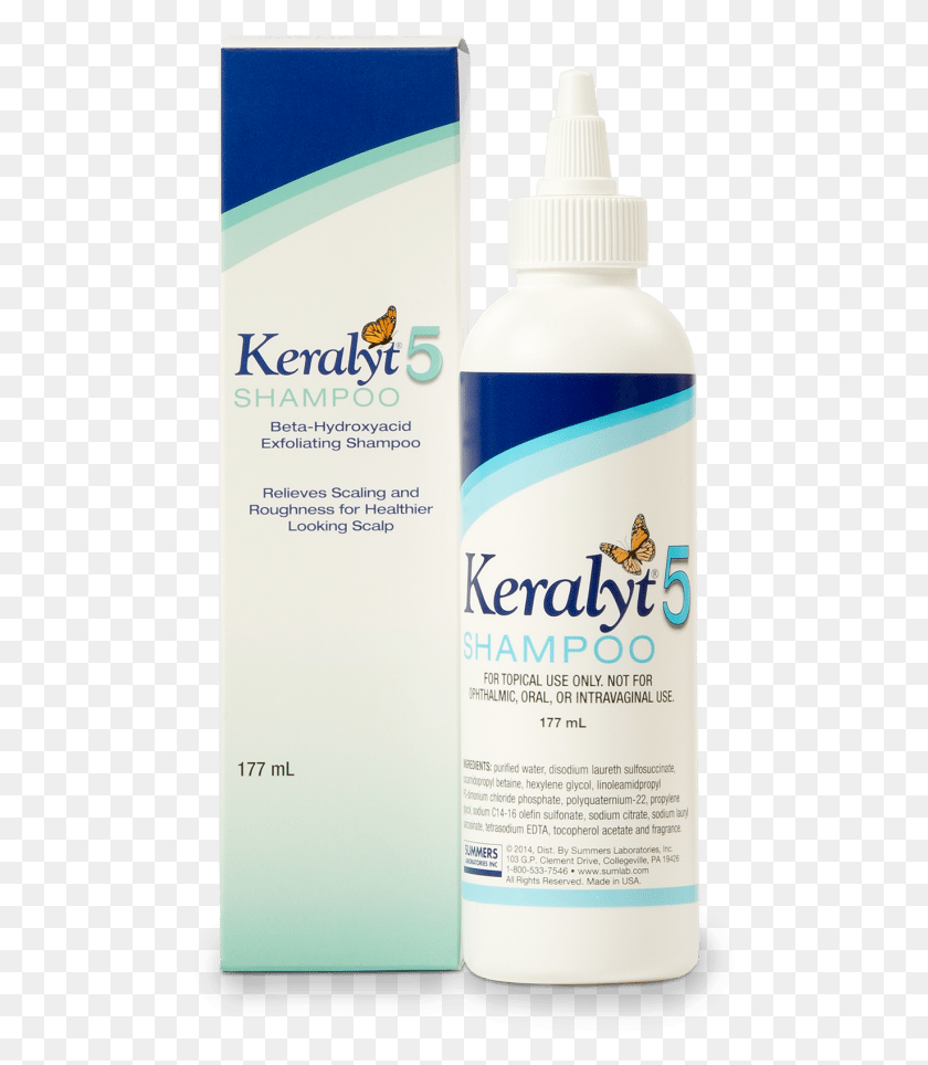 491x904 Descargar Png / Keralyt 5 Champú Cosméticos, Botella, Etiqueta, Texto Hd Png