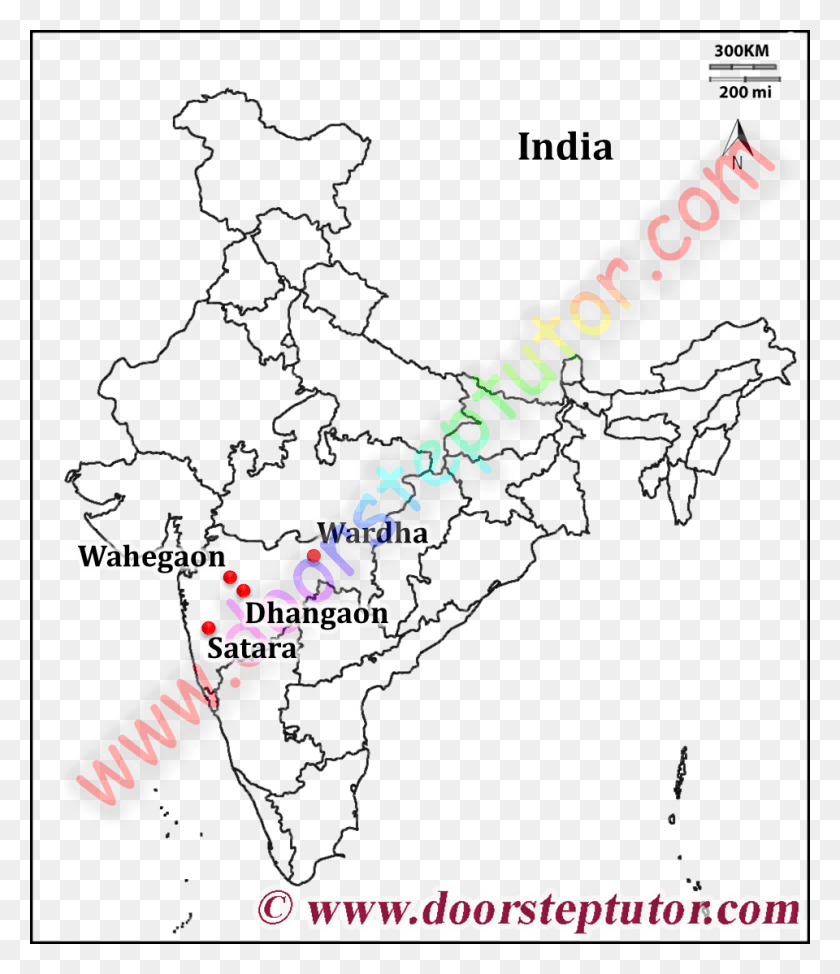 960x1125 Image Of Mega Food Park In Maharashtra India Map Outline Drawing, Plot, Diagram, Atlas HD PNG Download
