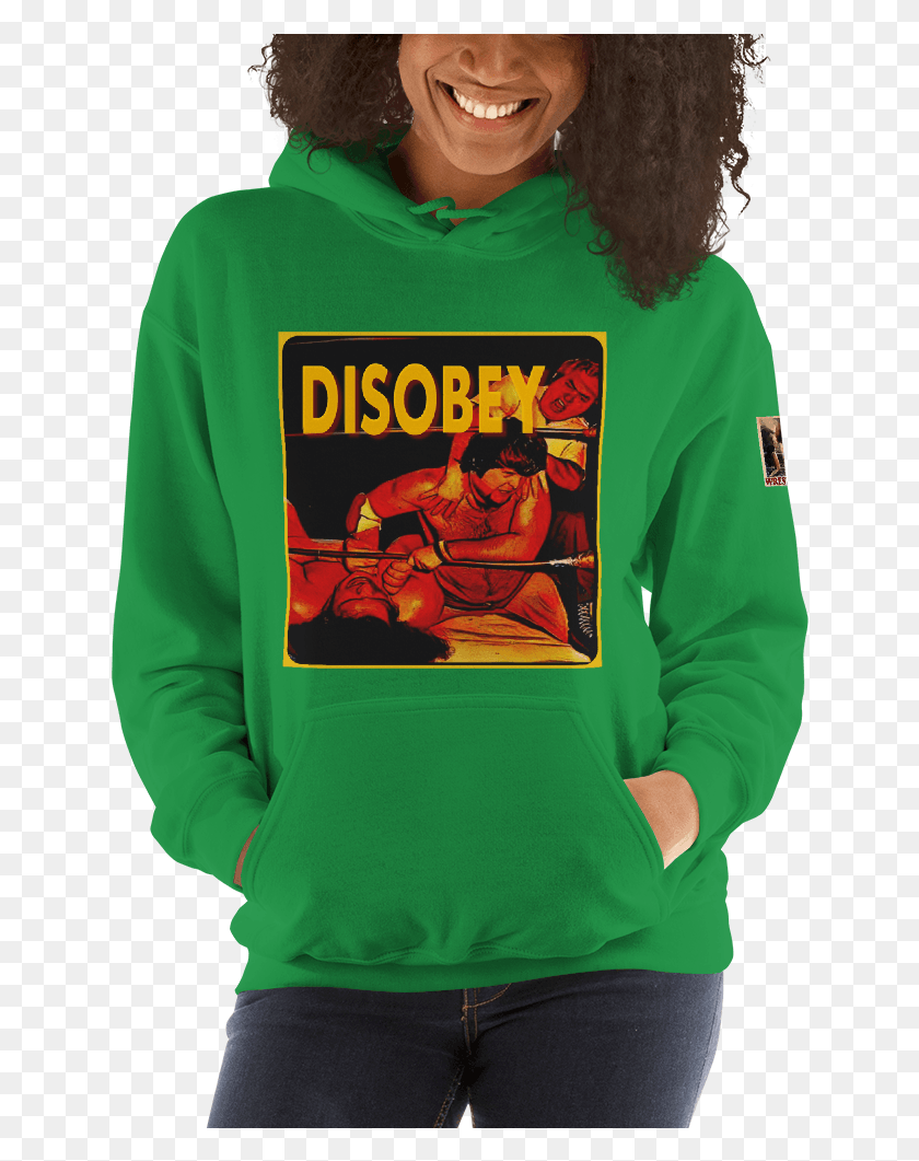 638x1001 Image Of Obey Andre The Giant Heavyweight Hoodie Sweatshirt, Clothing, Apparel, Sleeve HD PNG Download