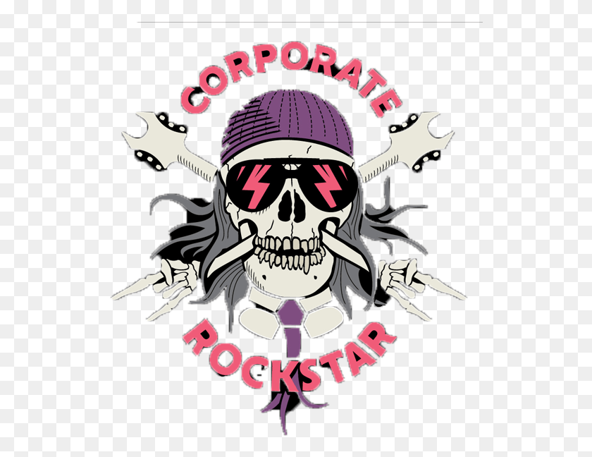 530x588 Image Of Oldstyle Jukebox Corporate Rockstar Logo Skull, Pirate, Person, Human HD PNG Download