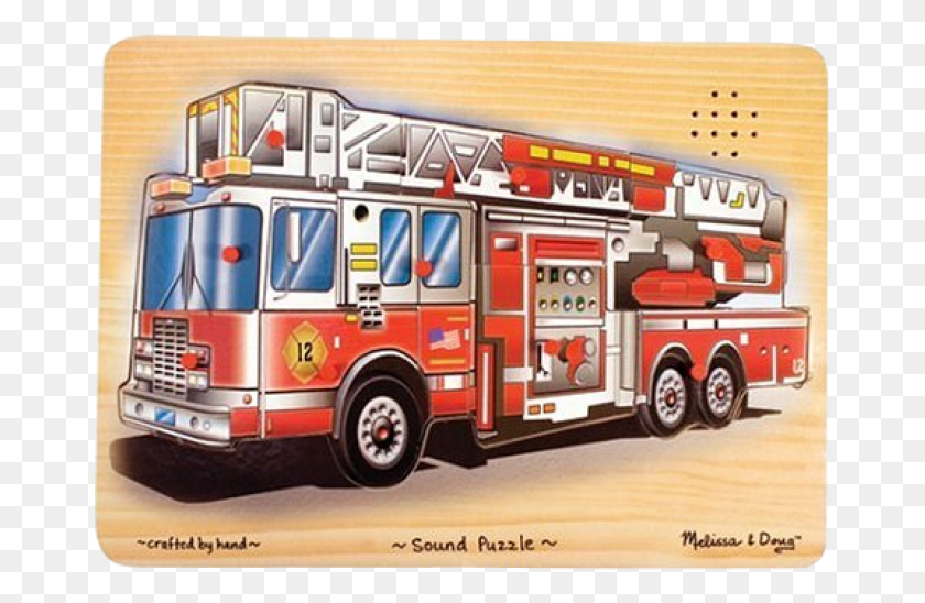 669x488 Изображение Звуковой Головоломки Пожарная Машина Звуковая Головоломка Пожарная Машина, Грузовик, Транспортное Средство, Транспорт Hd Png Скачать