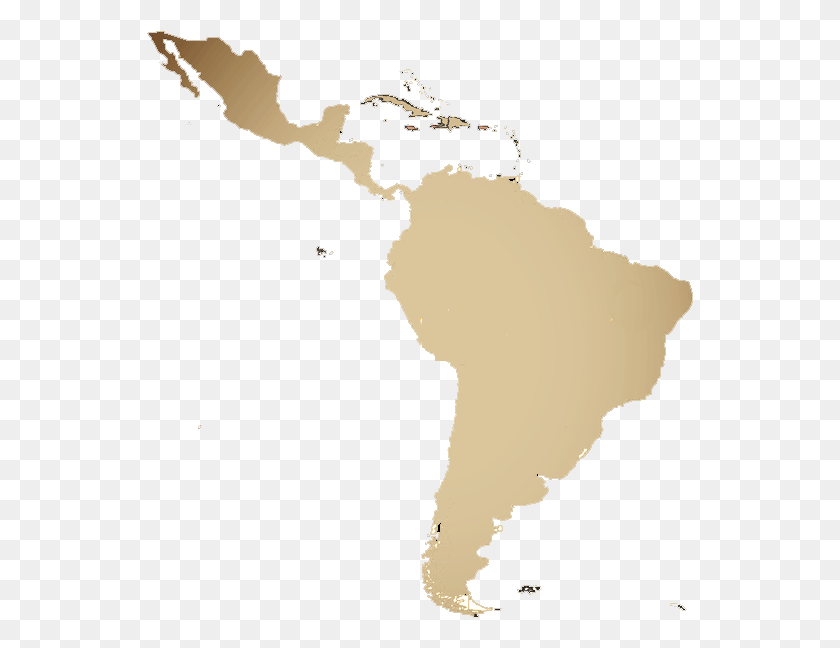 547x588 Image Of South America Purchase Green Coffee From Theta Central South America Transparent, Nature, Map, Diagram HD PNG Download