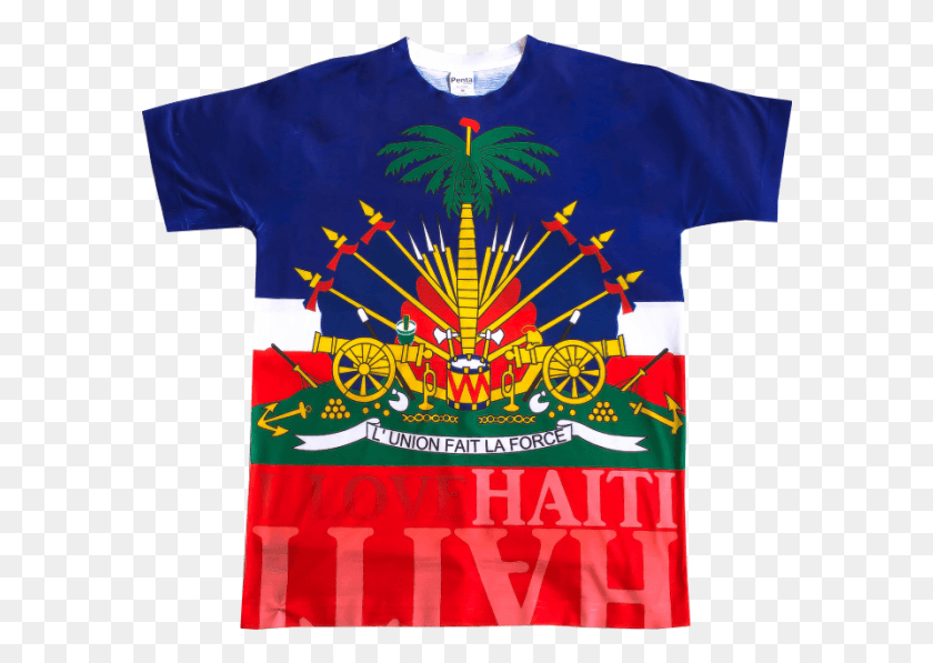 586x537 Image Of Tmmg Haitian Flag Tee Happy Haitian Independence Day 2019, Clothing, Apparel, T-shirt HD PNG Download