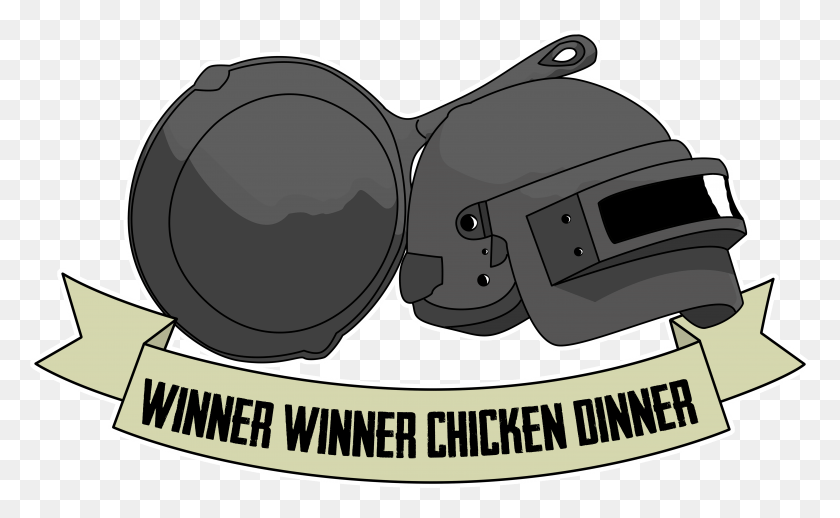 5783x3398 Image Of Winner Winner Chicken Dinner Image Of Winner, Clothing, Apparel, Helmet HD PNG Download