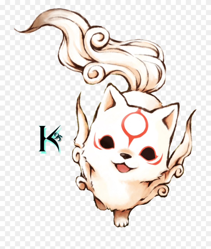 744x931 Image Okami Render By Okami Chibi, Graphics, Person HD PNG Download