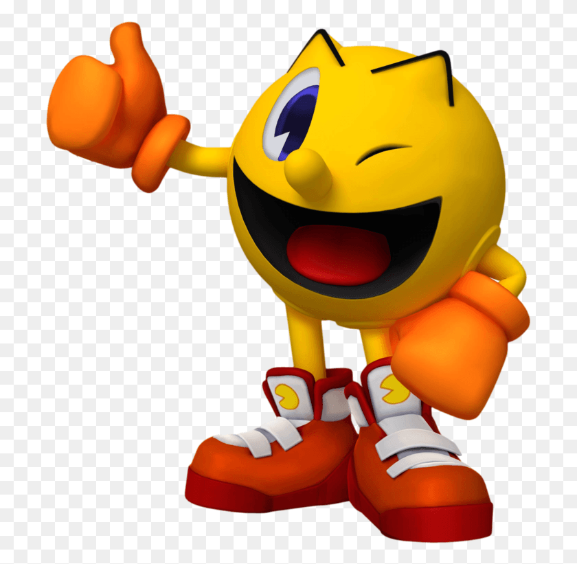 707x761 Png Изображение - Pac Man Party Pac Man Party Pac Man, Toy, Clothing, Apparel Hd Png Download