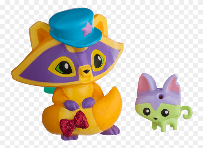 756x551 Image Posh Raccoon And Pet Kitty Animal Jam Figures, Toy, Pac Man HD PNG Download