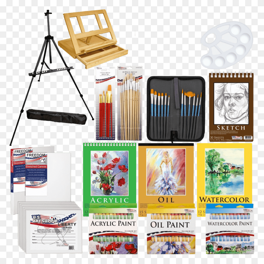 1000x1000 Image Product 1 Art Painting Set, Poster, Advertisement, Flyer HD PNG Download