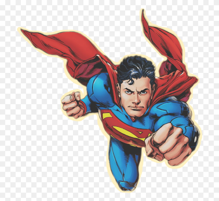 711x712 Image Purepng Free Superman, Comics, Book, Person HD PNG Download