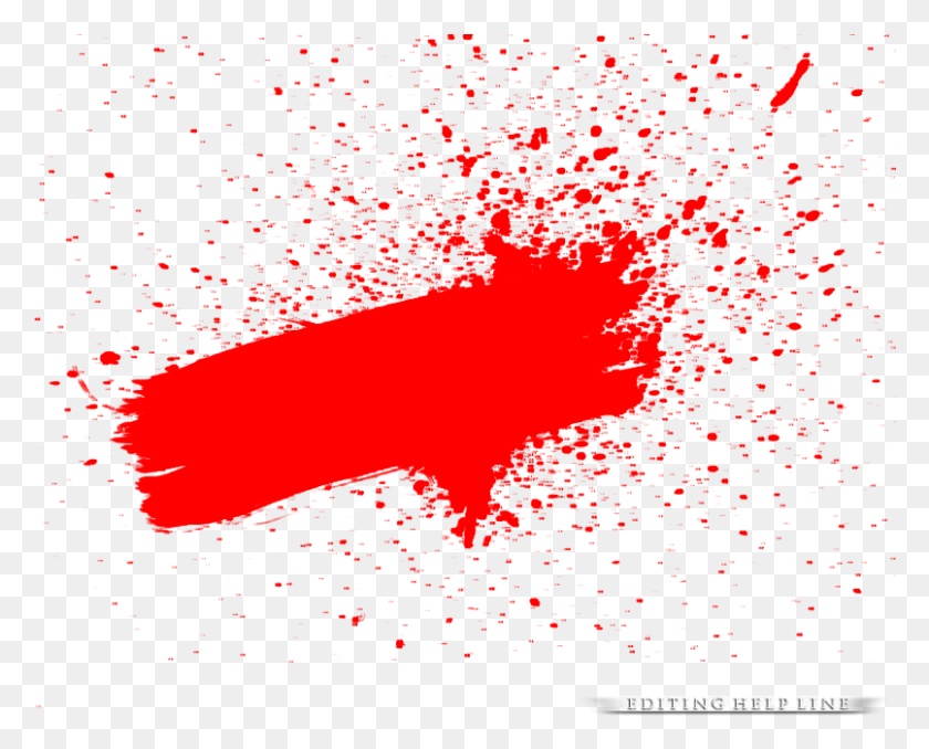 806x639 Image Red Brush Effect, Pattern, Light, Graphics HD PNG Download