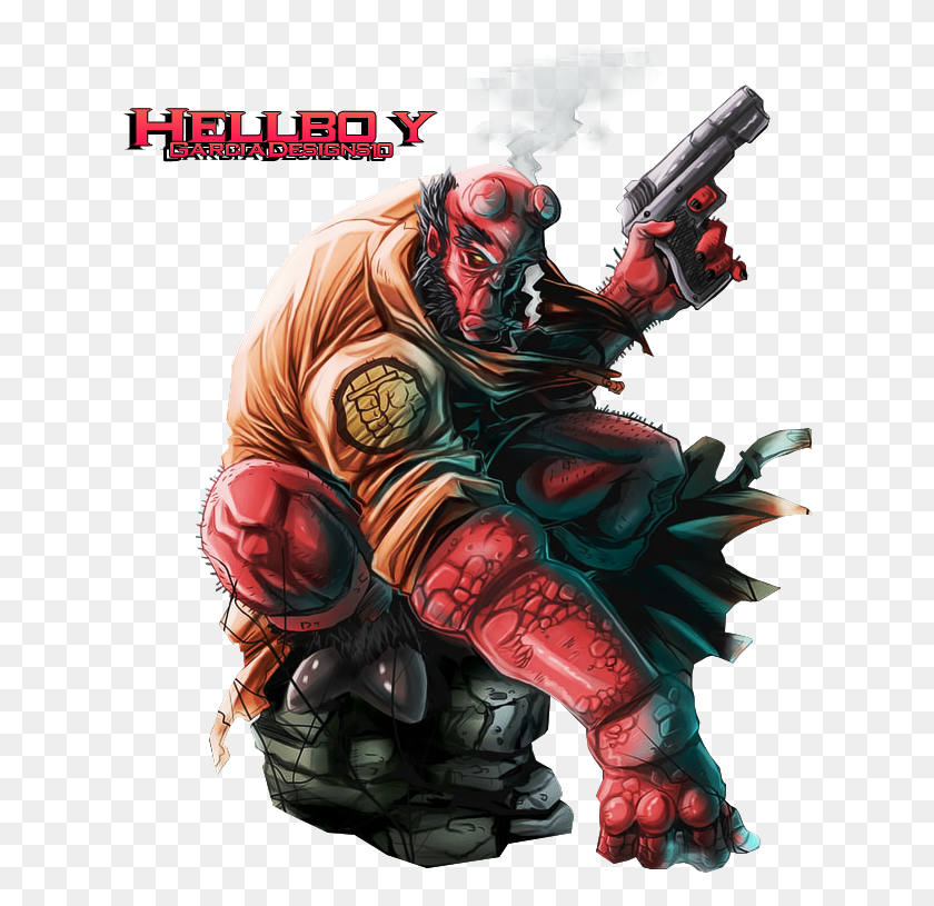620x755 Image Report Hellboy, Person, Human, Graphics HD PNG Download