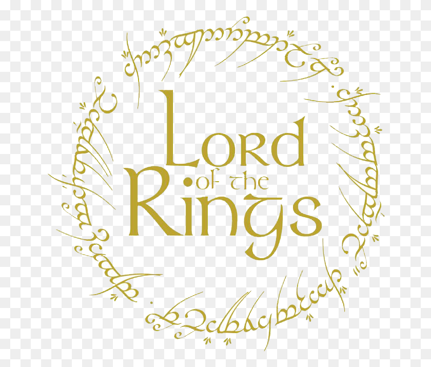 660x655 Image Report Lord Of The Rings Ring Logo, Text, Calligraphy, Handwriting HD PNG Download