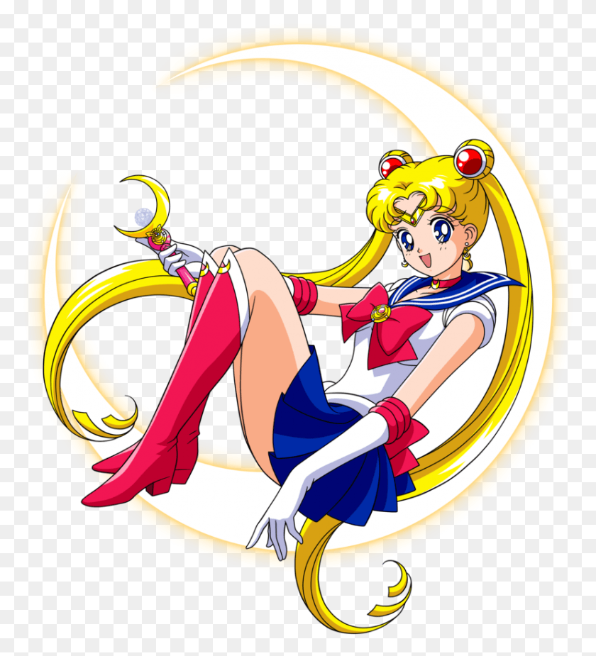 829x920 Descargar Png / Sailor Moon Png