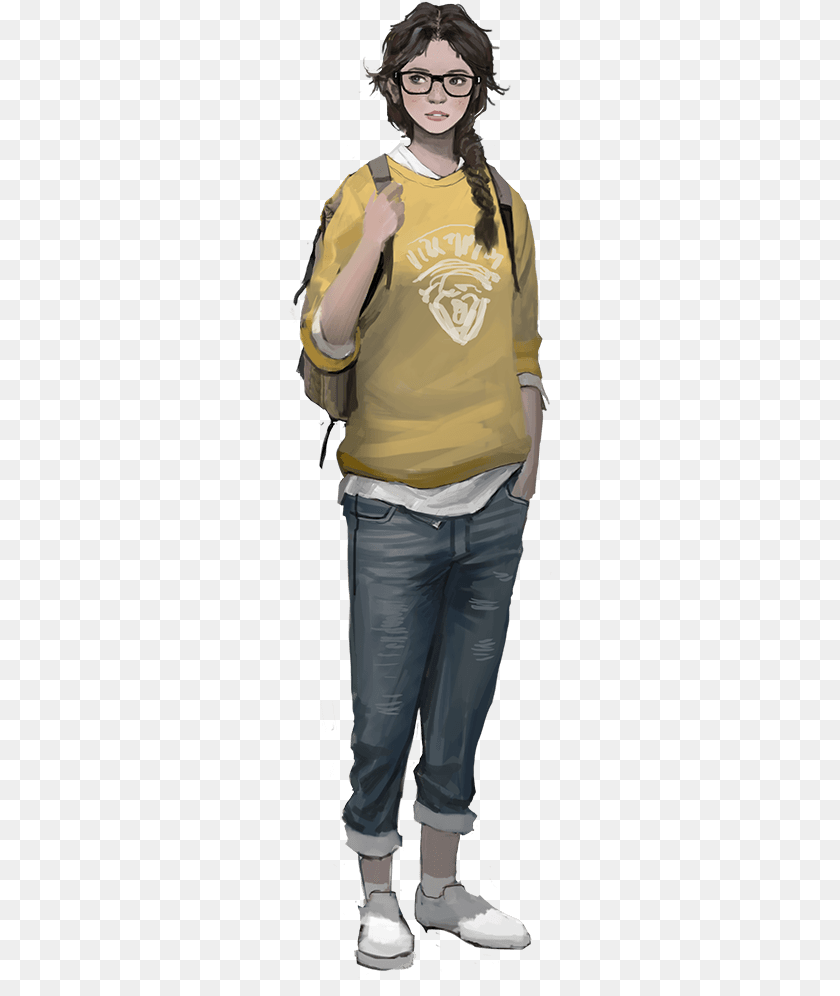 Image Resident Evil Project Resistance Valerie, Teen, T-shirt, Person, Pants Sticker PNG