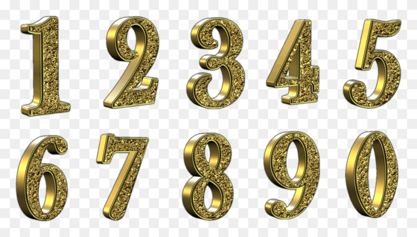 913x490 Image Result For 0 To 9 3d Golden Number Psd Gold Numbers Transparent Background, Symbol, Text, Shower Faucet HD PNG Download